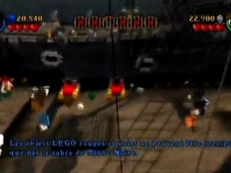 Séquence de jeu sur LEGO Pirates des Caraïbes