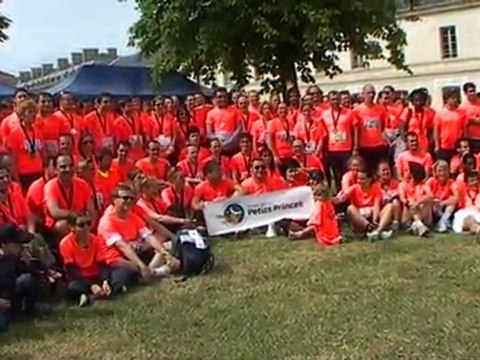 En direct de la Course du Château de Vincennes avec l'association Petits Princes et le départ de la course