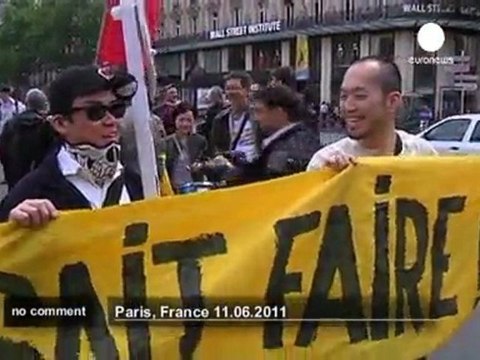 Manifestation anti-nucléaire à Paris - no comment