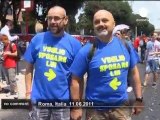 Défilé de la Gay Pride à Rome - no comment