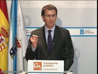 Feijóo sobre plan de Transporte de A Coruña