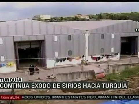 Más de cinco mil sirios refugiados en Turquía
