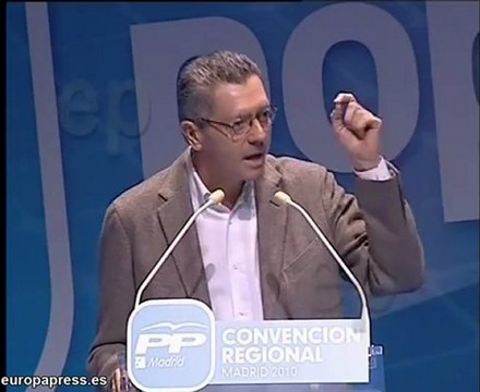 Gallardón interviene en la convención regional del PP