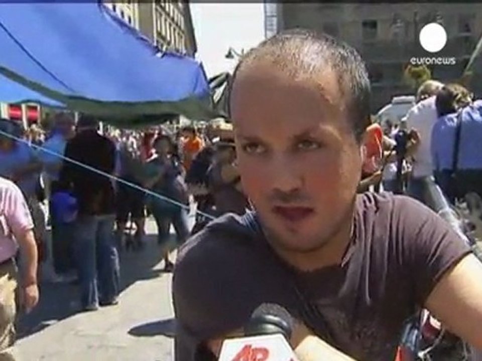 "The Outraged" dismantle their camp in Madrid