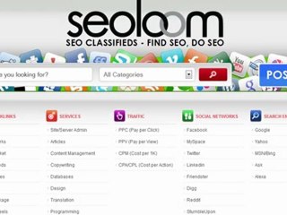 seoloom.com - SEO Classifieds. Find SEO, Do SEO