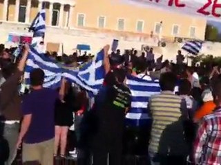 19η μέρα Αγανακτισμένων στο Σύνταγμα