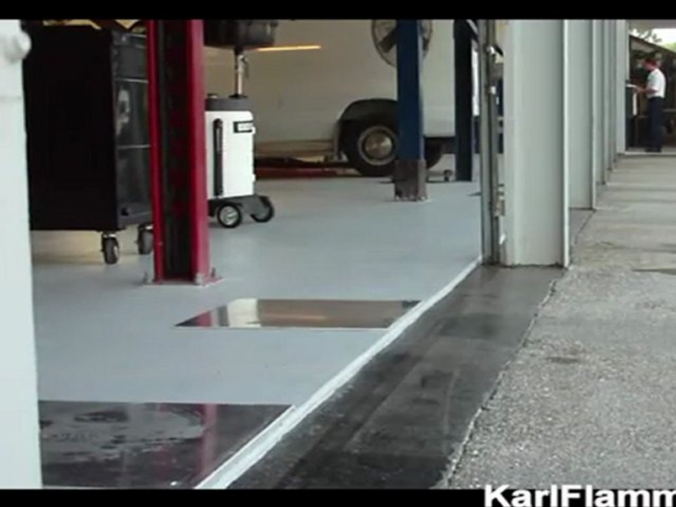 Karl Flammer Ford: New Slip-Resistant Service Floors