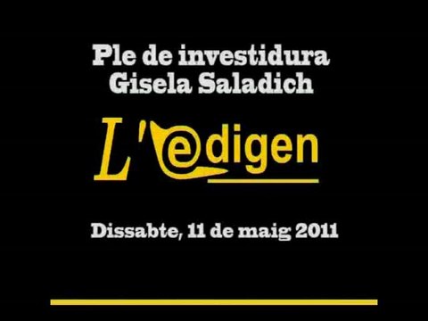 Ple de investidura. Declaracions Gisela.
