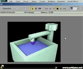 3ds max goutte d'eau