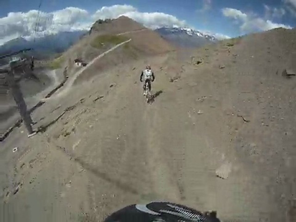 descente 2 alpes 3200m - 2600m