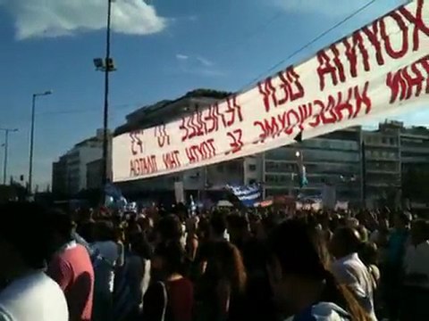 Αγανακτισμένοι Σύνταγμα 19η μερα