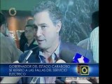 Gobernador de Carabobo se refiere a fallas eléctricas