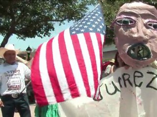 Mexique/USA: manifestation contre les violences liées à la drogue
