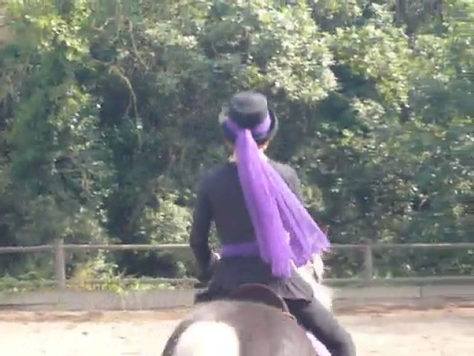 Silver Sam et moi, notre 1er concours de dressage