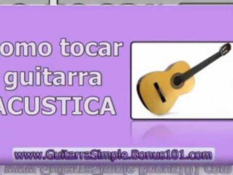 aprender a tocar guitarra acustica - clases de guitarra para principiantes
