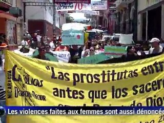 Nicaragua: marche contre les violences faites aux femmes