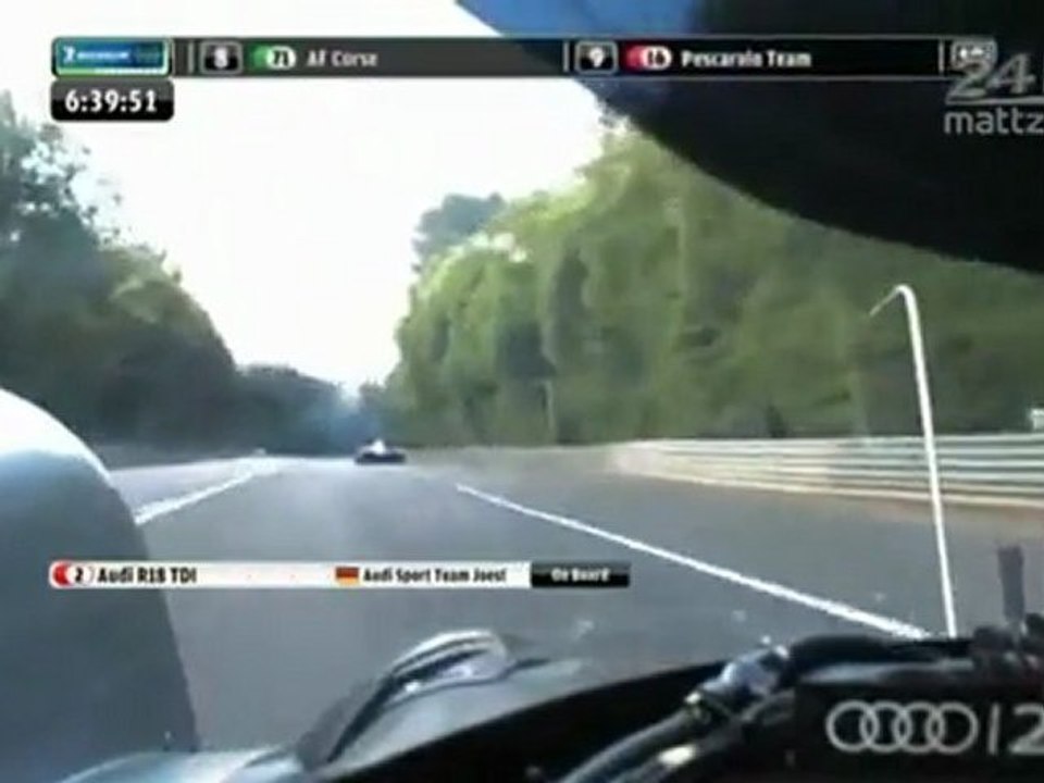 Le Mans 24h 2011 Audi vs Peugeot Battle for Lead
