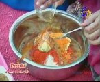 Abhiruchi - Recipes - Alu Cucumber Curry, Veg Skewers & Allam-Vellulli Avakaya - 03