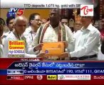 TTD deposits 1,075 kg  gold with SBI