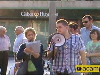 Asamblea celebrada por los indignados el 12 Junio del 2011