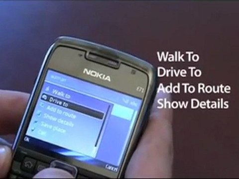 StraightTalk's Nokia E71 gps navigation