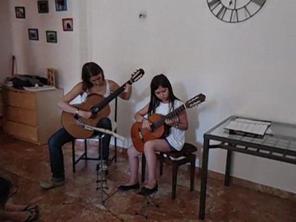 Duo de guitare avec Agathe