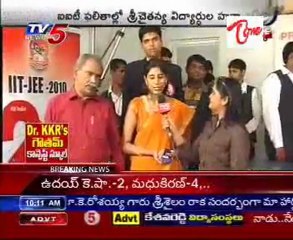 IIT Entrance All India Top Ramkers Sri Chaitanya Students!!