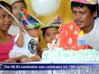 Filipino declared world's shortest man