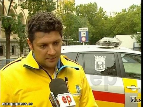 Dos heridos graves en un accidente en Madrid