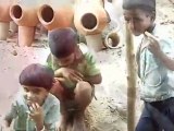 Hyderabad: Handthrown clay Terra Cotta Pots in India