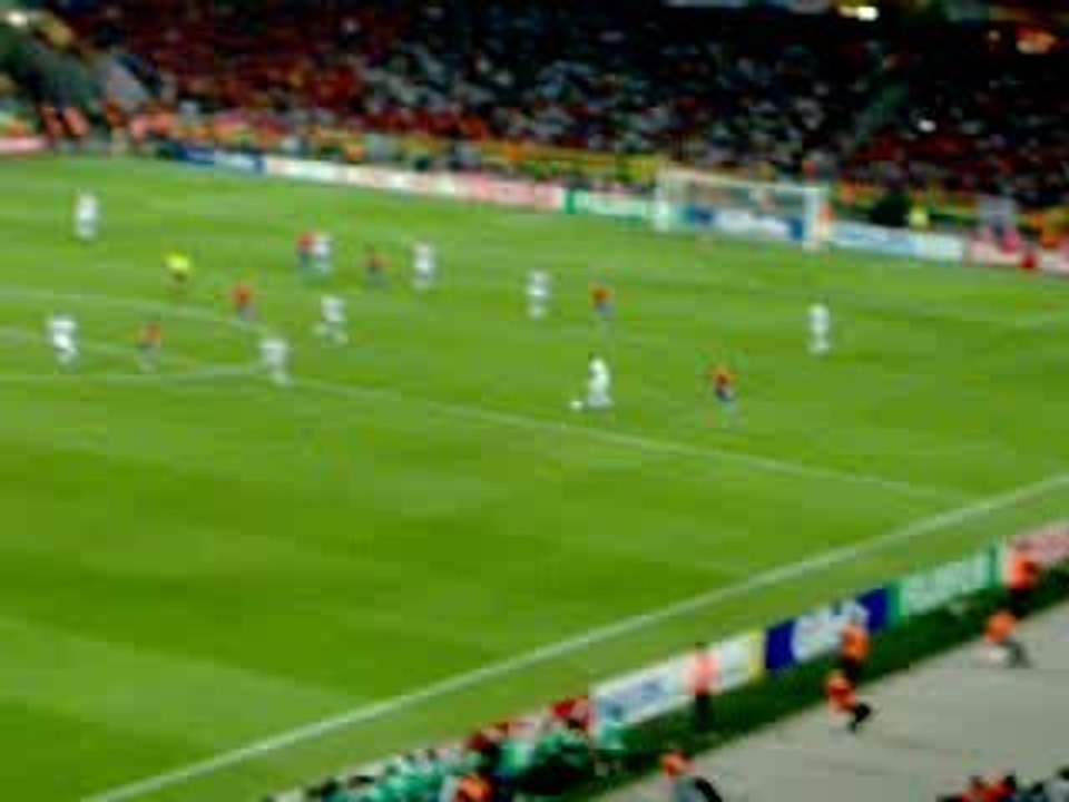 But de Zidane contre l'Espagne