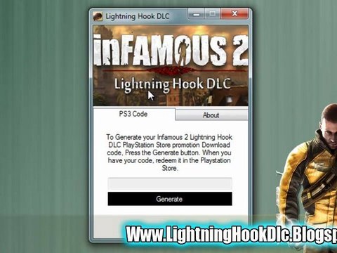Unlock Infamous 2 Lightning Hook DLC Code Free