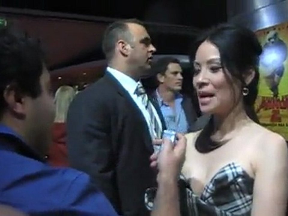 Hollywood Treatment chat to Lucy Liu at KUNG FU PANDA 2 Premiere