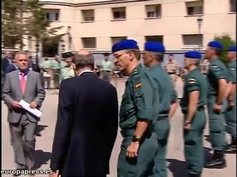 Acto de despedida al relevo de guardias civiles