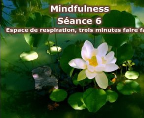 Mindfulness - Séance 6 - Espace de respiration, trois minutes faire face