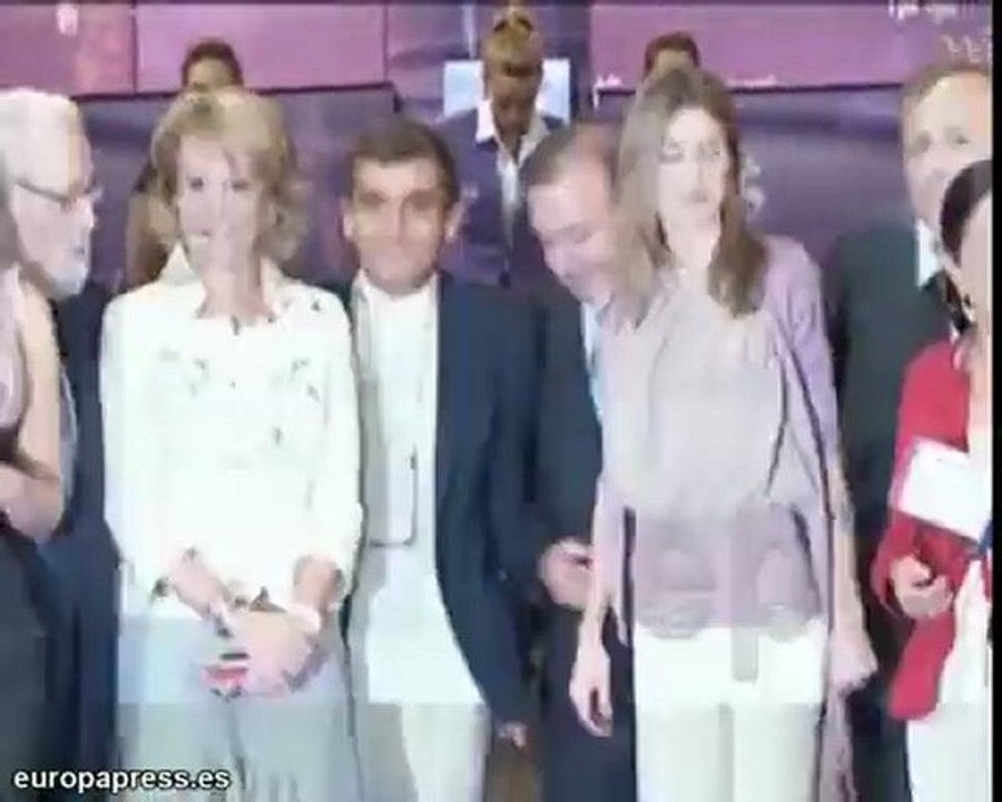 Aguirre y Doña Letizia inauguran Cibeles