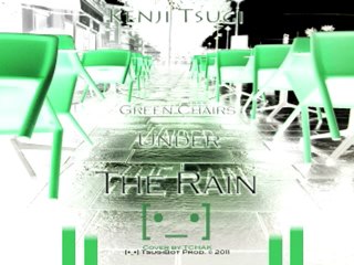 Green Chairs Under The Rain