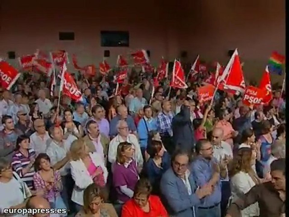 Trinidad Jiménez en acto primarias de Coslada