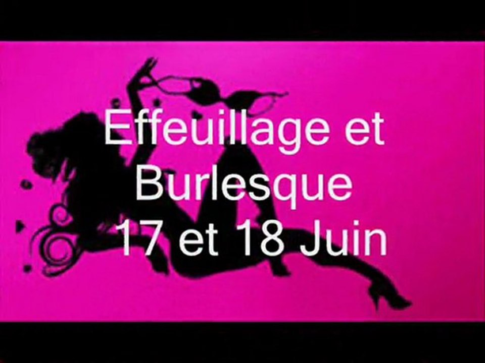 Soirées Effeuillage et burlesque