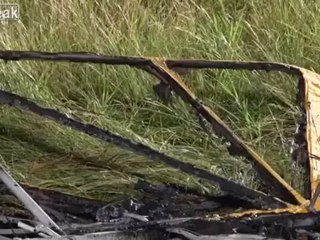 Luftschiff brennt und stürzt - Pilot stirbt in Flammen