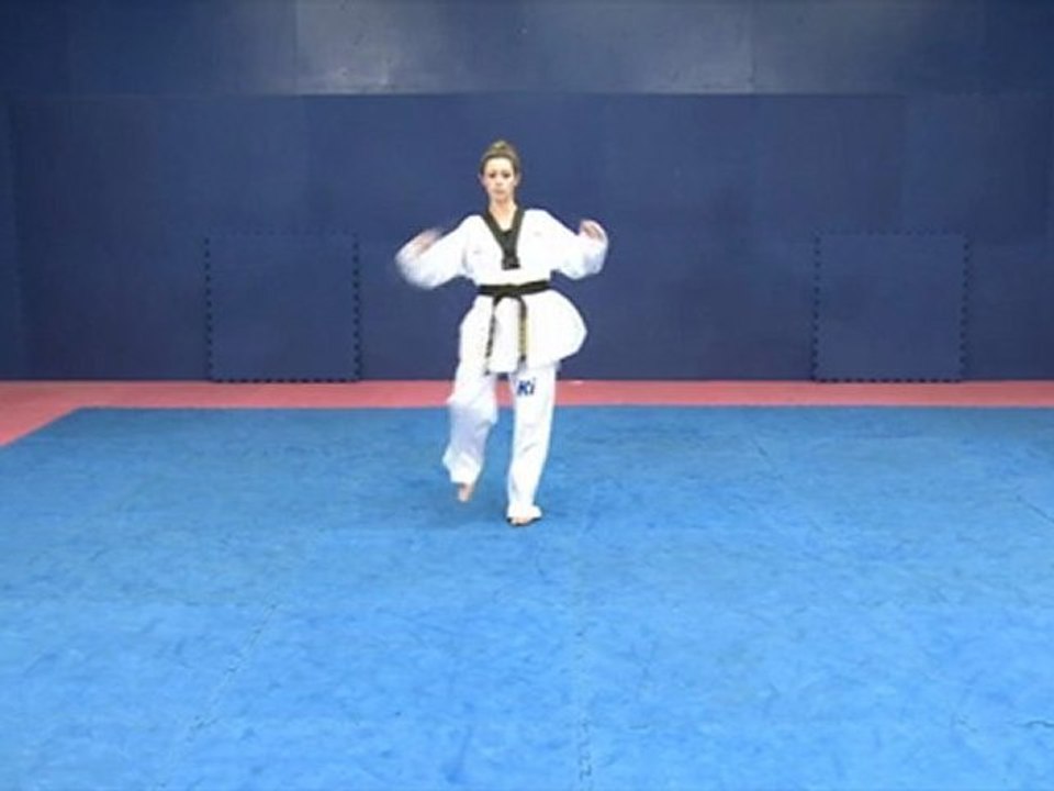 Taekwondo Pattern #4 Sah Jang Green/Blue Belt