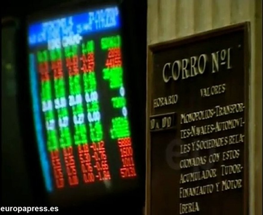 La Bolsa abre con una caída del 0,55%