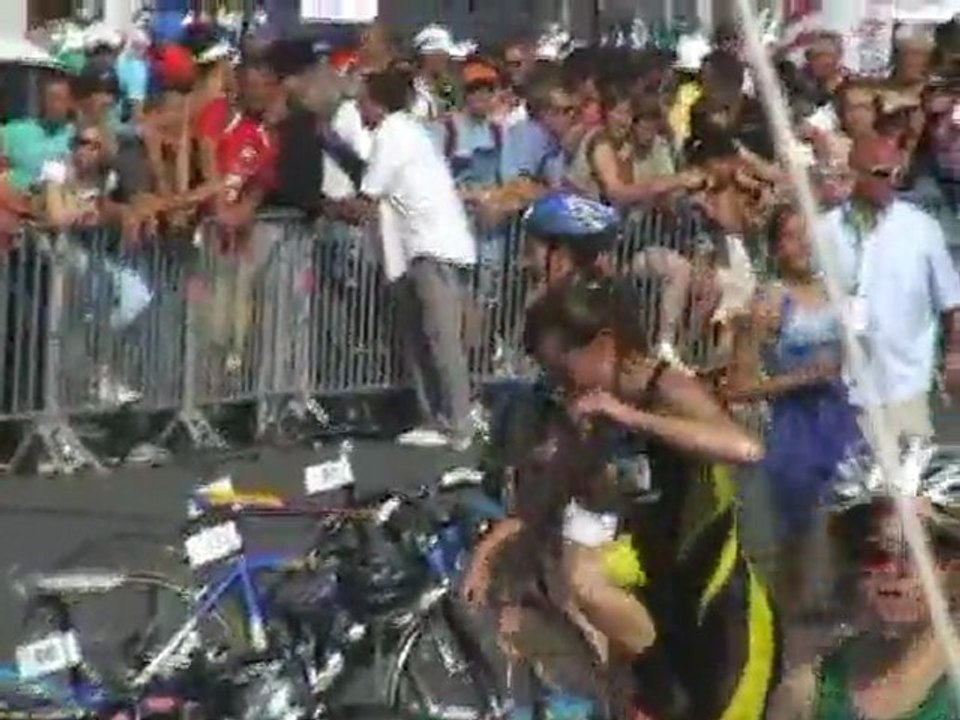 championnat de france triathlon jeunes ,les minimes filles 2011