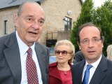 Hollande et les Chirac : 