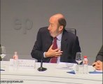 Alfredo Pérez Rubalcaba sobre encuestas y Zapatero T