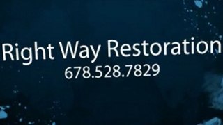 Emergency Water Removal/Emergency Water Damage Repair-Atlanta, Ga. Right Way Restoration