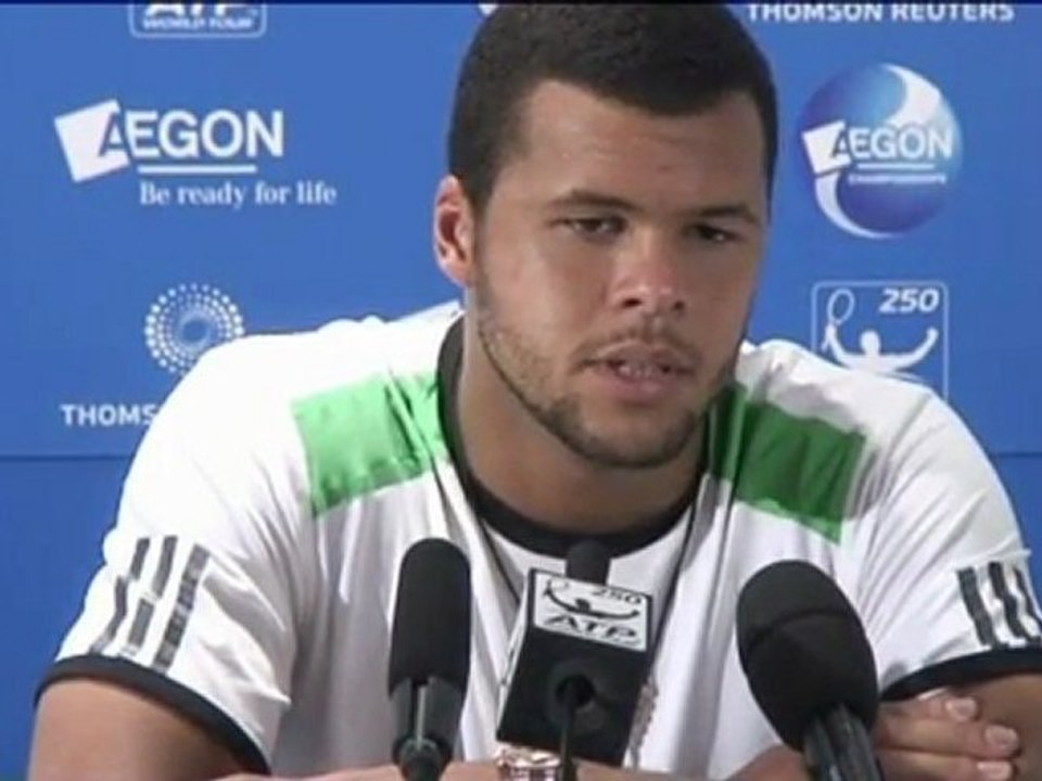 Queens - Tsonga sehr zufrieden