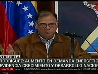 Aumentó la demanda energética en Venezuela: ministro