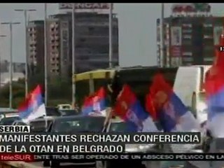 Protestas en Belgrado contra conferencia de la OTAN