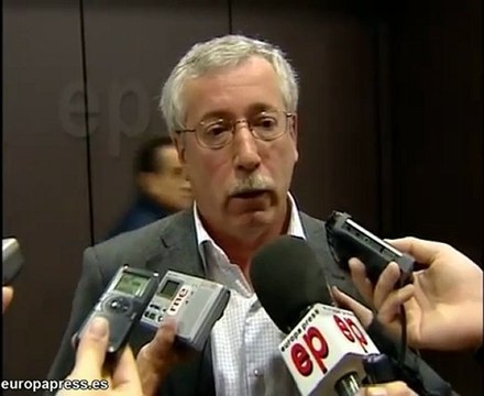 Toxo valora los datos del paro